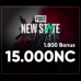 Pubg New State - 15.000NC + 1.800 Bonus