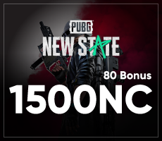 Pubg New State - 1500NC + 80 Bonus