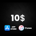 App Store & iTunes US $10