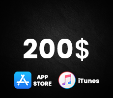 App Store & iTunes US $200