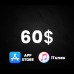 App Store & iTunes US $60