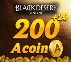 Black Desert Online 200 Acoin + 20 Bonus