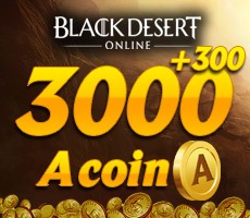 Black Desert Online 3.000 Acoin + 300 Bonus