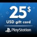 Play Station PSN Card 25$