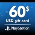 Play Station PSN Card 60$