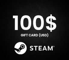 Steam Cüzdan Kodu 100 $ (USD) 
