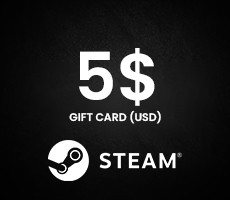 Steam Cüzdan Kodu 5 $ (USD) 