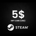 Steam Cüzdan Kodu 5 $ (USD) 