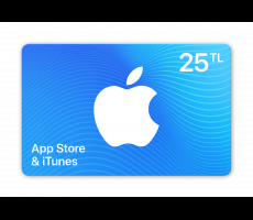25 TL AppStore iTunes Bakiye