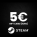 Steam Cüzdan Kodu 5 € ( EURO)