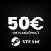 Steam Cüzdan Kodu 50 € ( EURO)