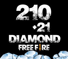 Free Fire 210 + 21 Diamond