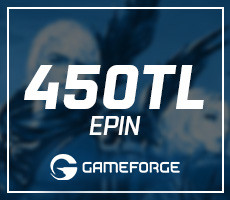 Gameforge 450TL EPin ( Bütün Gameforge oyunlarında Geçerlidir )