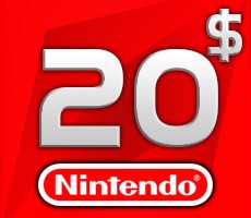 Nintendo eShop 20 USD Balance