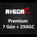 RigorZ Premium 7 Gün + 250GC 