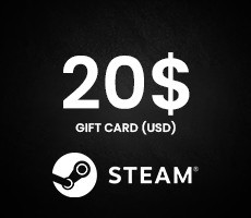 Steam Cüzdan Kodu 20 $ (USD) 