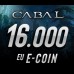 Cabal Online 16000 eCoin Epin