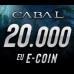 Cabal Online 20000 eCoin Epin